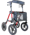 Deambulatore Rollator con Schienale e Seduta Ergonomica Ruote 240mm Mediland 854120 – Sicurezza e Comfort